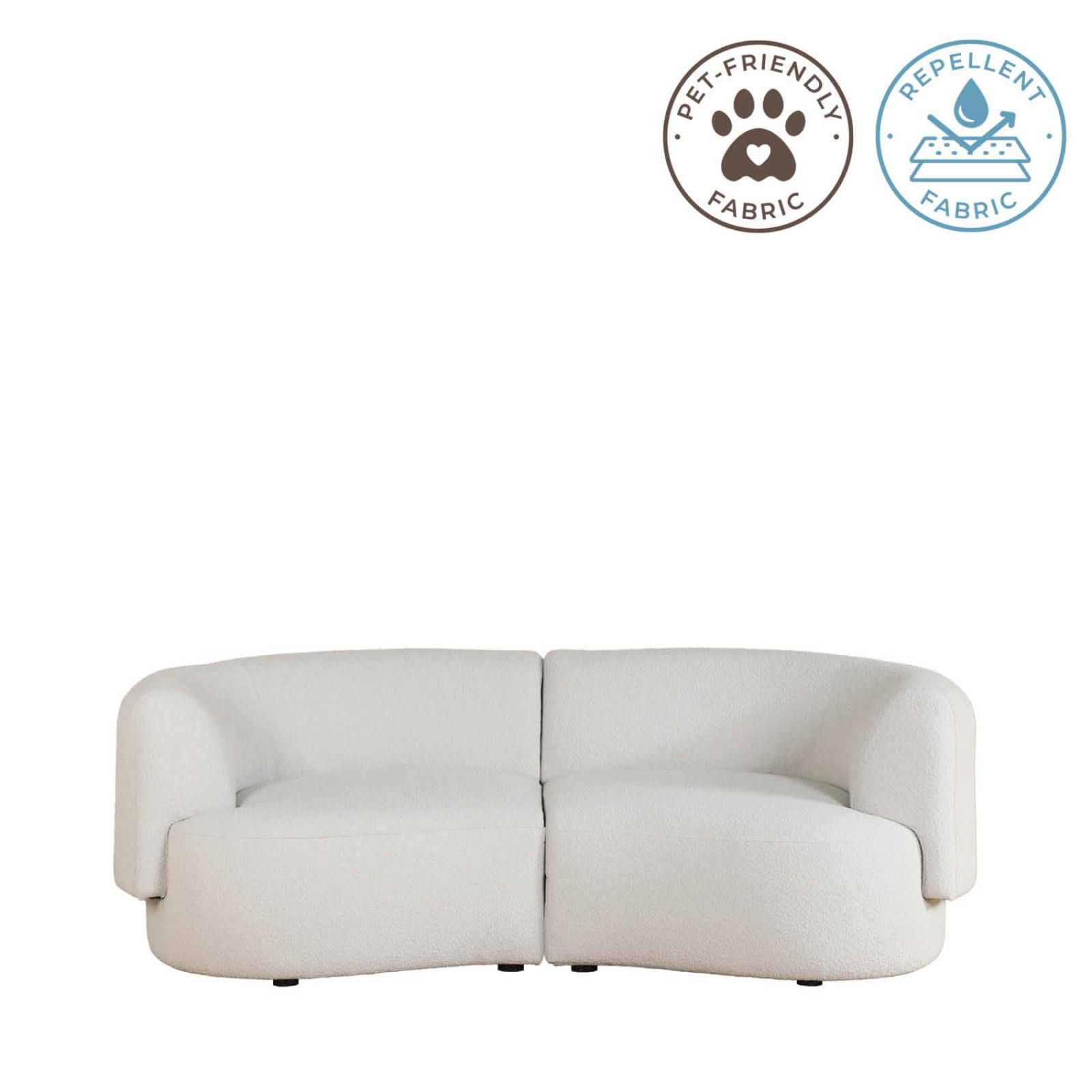 Bowie 2-Seater Modular Sofa - Repellent & Pet-Friendly Fabric